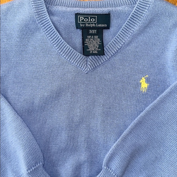 Polo by Ralph Lauren Light Blue Kids Sweater - Picture 3 of 6